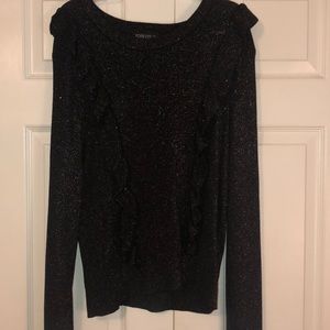 Black sparkly sweater